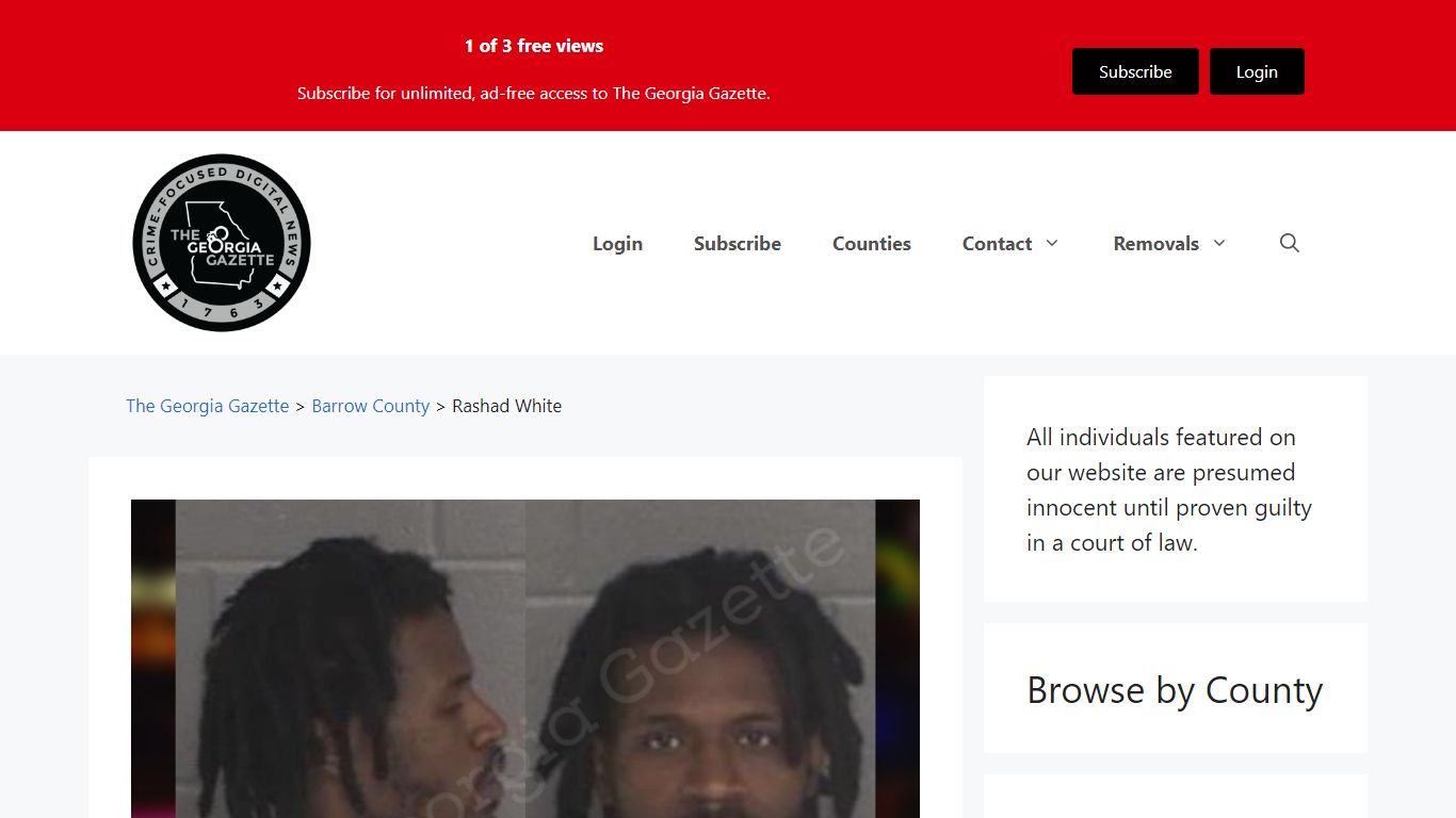Rashad White - The Georgia Gazette